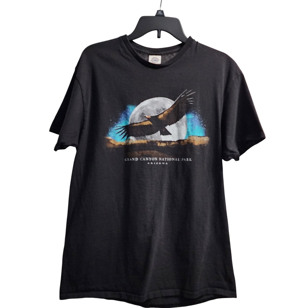 Delta Grand Canyon National Park T-Shirt Eagle Graphic Tee Mens L‎